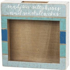 Primitives by Kathy Home Décor Shell Holder, 10" Square x 2.25", Multicolor