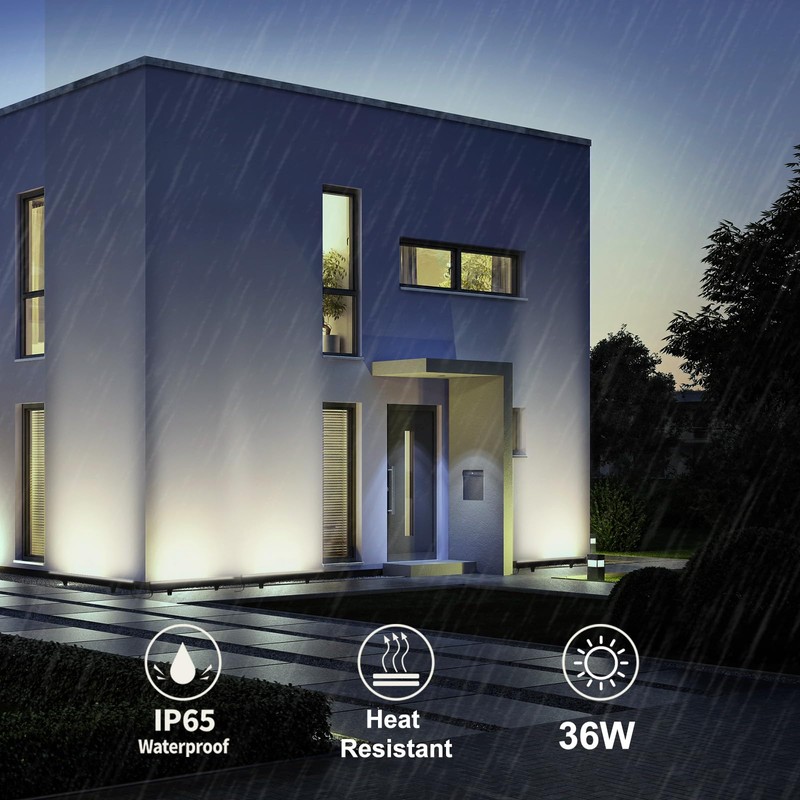 Yotivki 36W Wall Washer Lights, 4000K Neutural White Linear Flood