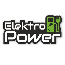 Folien-Zentrum - Elektroauto Elektro Power 12.5 x 6 cm - High-Quality Sticker Car Tuning - Car Sticker - Funny Stickers for Car - Stickerbomb - Car Sticker - Made in Germany 32