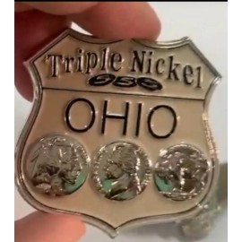 Triple Nickel 555 Biker Vest Pin