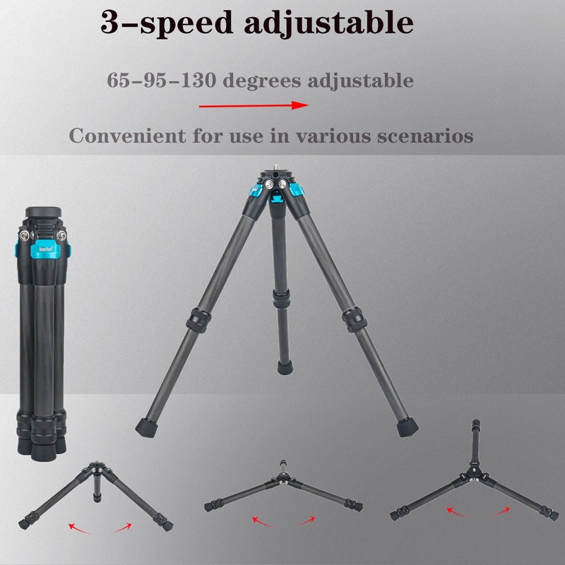 Mini Carbon Fiber Tripod Desktop Tabletop Stand Tripod for Gopro
