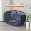 HONOMA Sturdy Mesh Laundry Hamper Basket Bag,Pop up Basket with