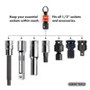 Simon tools Socket Holder Keychain 3pc - 1/2 Socket Organizer