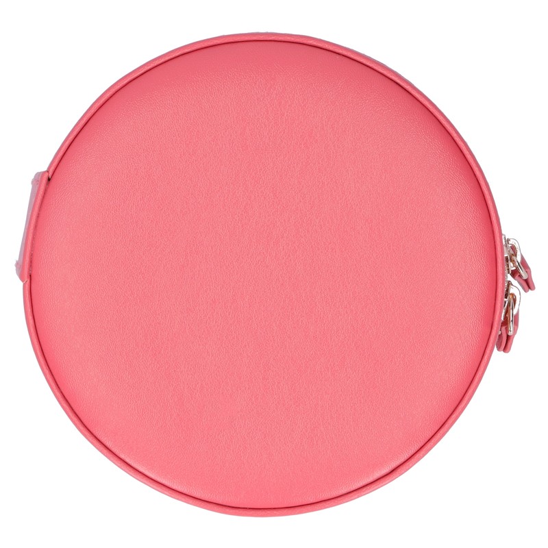 Round Portable Jewelry Box Organizer Display Storage Case for Rings