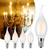Ivyemons Dimmable CA11 E12 LED Candelabra Bulb, 40W Equivalent Frosted