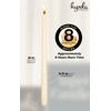 Hyoola Tall Taper Candles Bulk - 10 Inch Wool White