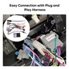 ViaBecs 16PIN Car Radio Wire Harness with Canbus Adapter for