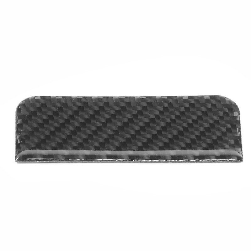 Carbon Fiber Copilot Storage Box Handle Trim Cover Fit for