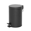 Corby Croft Pedal Bin in Black, 3 L