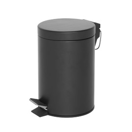 Corby Croft Pedal Bin in Black, 3 L