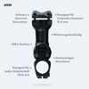 AARON Flex Bicycle Stem, Height-Adjustable Handlebar Stem, Stem for Ergonomic
