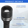 sourcing map 2pcs Magnetic Nut Driver 8mm Hex Drive Socket