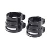 Silverock Seat Post Clamp Seat Clamp Dual Size Black 27.2/31.8mm
