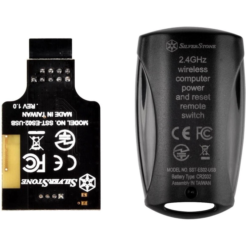 SilverStone Technology 2.4G Wireless Remote Computer Power/Reset Switch