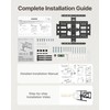 monTEK 1.1" Ultra Slim TV Wall Mount for 37-75 Inch