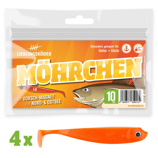 Lieblingsköder Rubber Fishing Bait for Perch Zander Pike 10 cm,