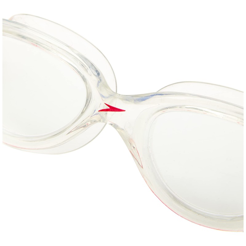 Speedo Unisex Kids Child Futura Classic Swimming Goggles, Lava Red/Clear,