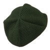 Medium Crown New Rasta Beanie Hat - Olive OSFM
