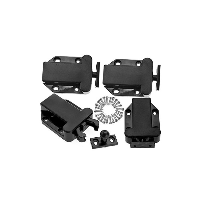 SING F LTD 4X Push to Open Drawer Cabinet Catch