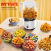 Hot Air Popcorn Popper with Serving Bowl for Family Gathering