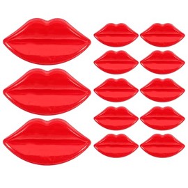 EXCEART 100pcs Plastic Sewing Doll Buttons Lip Shape Craft Buttons for DIY Projects Decorative Accessories for Clothing Chic and Fashionable Design for Various Crafts