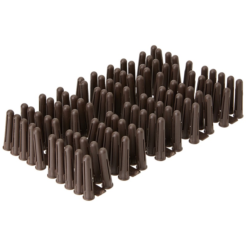 TIMCO Plastic Plug - Brown - Box of 100