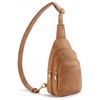 Telena Sling Bag for Women Leather Fanny Pack Crossboday Bags
