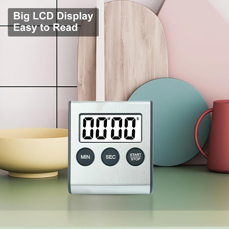 Snblzhef 2pcs Kitchen Timer Digital Timer Kitchen Timer Stopwatch Digital