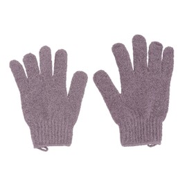IWOWHERO 1pair Bath Exfoliating Glove Five Fingers Body Scrub Mitts for Shower Sauna Stretchy Design Dual-sided Use for Men Women Color for Soap Body Wash