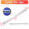 Ouwinway 1LB Lead-Free Solder Bar((16oz/454g±5g)),Pure Tin,99.99% High Purity Suitable for