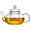 DOPUDO Glass Teapot with Removable Clear Infuser, 27 oz/ 800