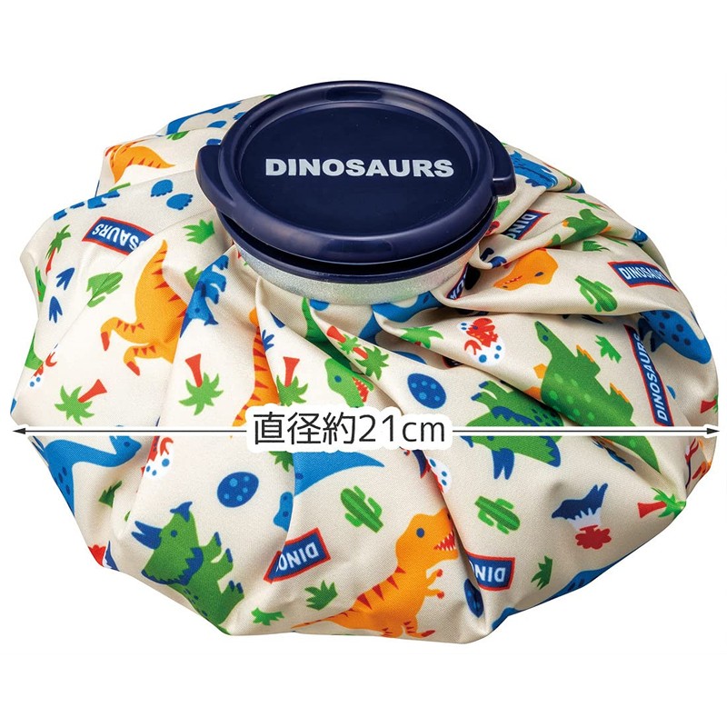 Skater ICB2-A Ice Pack, Ice Bag, Dinosaurs, Size M, 8.3