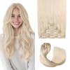 Sweetmet Pro2.0 Clip in Hair Extensions Real Human Hair 120g