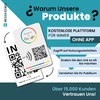 MESSAGENES PVC card rating on Google QR code and NFC