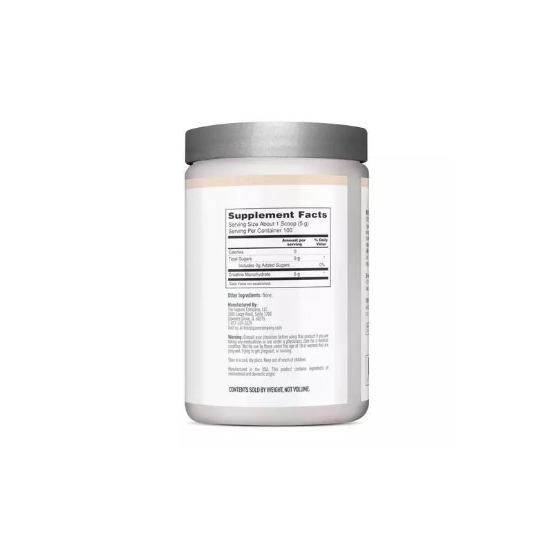 Isopure, Creatine Monohydrate, Unflavored, 1.1 lb, 100 Servings