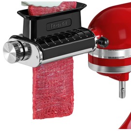 3 Thickness Adjustable Meat Tenderizer Attachment for Kitchenaid Mixers,Steak Cuber Processor Accessories for Kitchen aide,Dishwasher Safe, Black