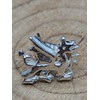 Wales/Welsh Dragon Stud Earrings/Ear Studs - 10mm W X 8mm