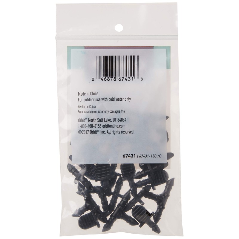 Orbit DripMaster 67431 1/4-Inch Barb Assortment, 30-Pack