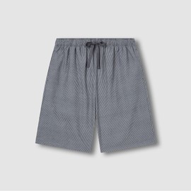 JAJU [JAJU] Men's Cotton Seersucker 5-Length Lounge Pants_Dark Gray