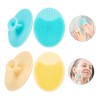 Set 4 Cepillo Facial De Silicón Exfoliante Limpiador