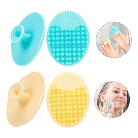 Set 4 Cepillo Facial De Silicón Exfoliante Limpiador