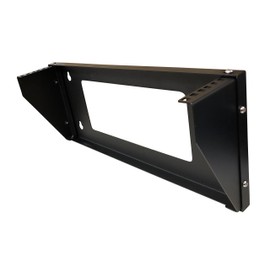 Kenuco 19 Inch Steel Vertical Rack and Wall Mountable Server Rack Mount (Black-6U)