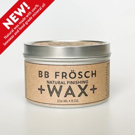 BB Frosch Natural Finishing Wax, Natural, Environment Friendly, Smooth Finish, Nourishes, Enhances, Protects Furniture (236ml)