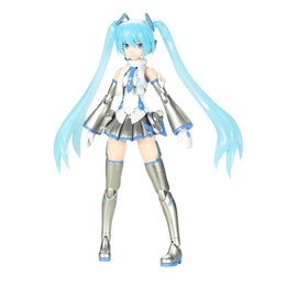Kotobukiya Frame Arms Girl Frame Music Girl Snow Miku, Total Height Approx. 5.9 inches (150 mm), Non-Scale Plastic Model FG068