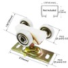 2 Pack Sliding Pocket Door Rollers Replacements Top Hanger Sliding