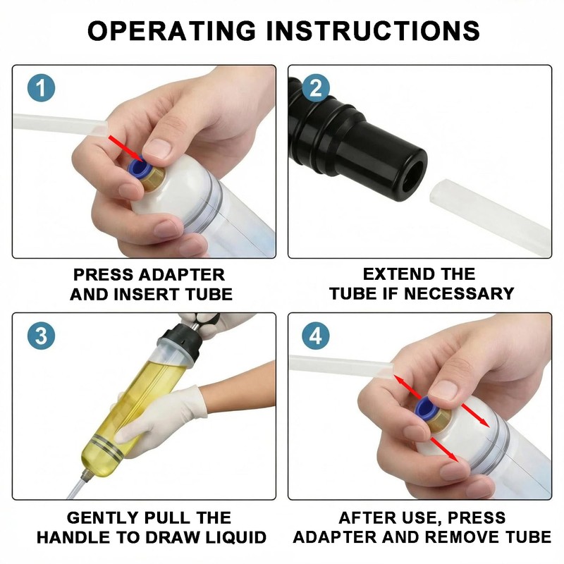 DIQDI Manual Fluid Transfer Pump Gear Oil Filling Maintenance Tool
