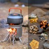 Ti artisan Titanium Backpacking Wood Burning Stove Portable Folding Camping