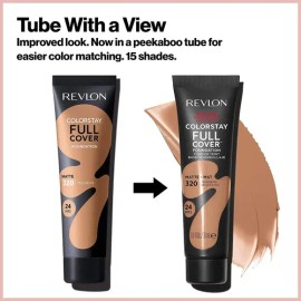 Revlon Colorstay Full Cover Longwear Matte Foundation, Heat