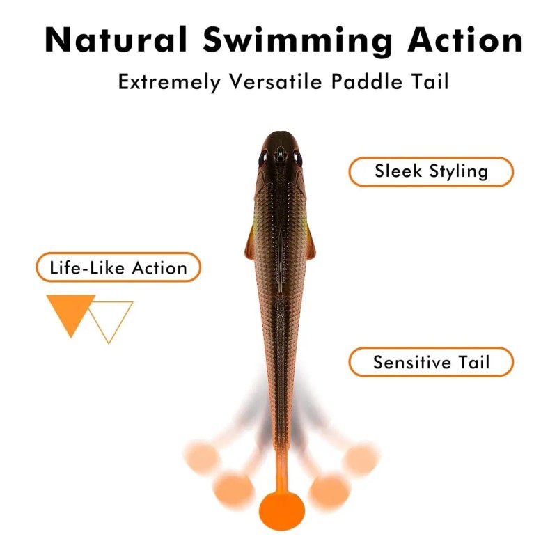Señuelos Swimbait Pre-rigged Para Pescadores Profesionales