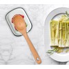 Ceramic Spoon Rest for Stove Top, Large Spoon Holder, Mushroom